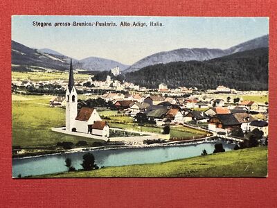 19210 ca. Cartolina Stegona presso Brunico Pusteria Alto Adige 
