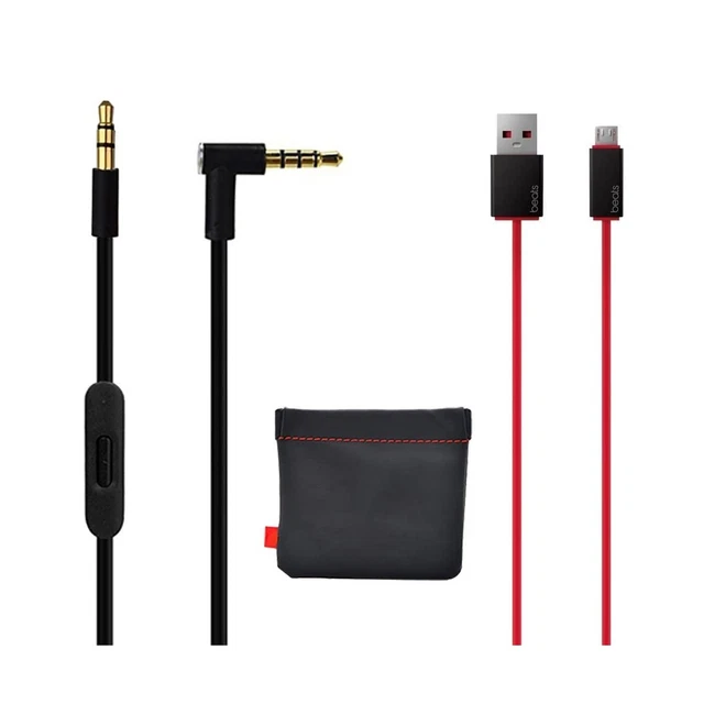 Original Replacement AUX Audio Cable Cord for Beats by Dre Headphones Solo/St...
