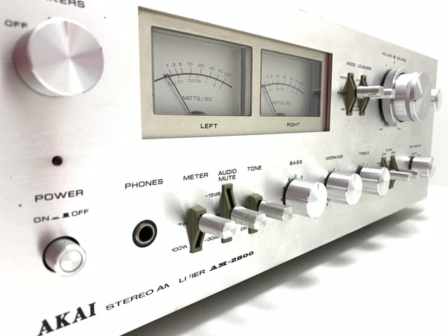 Ampli Stéréo Vintage Akai AM-M11 – Intégré, 2 Sorties – Occasion Bon état