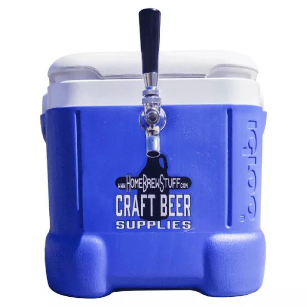 Single Tap Mini 1 Tap Jockey Box Homebrew Beer Keg Dispensing Cooler Tailgating