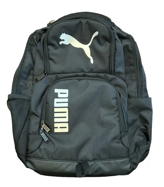 PUMA Plus Padded 15” Laptop Backpack with Pockets Black