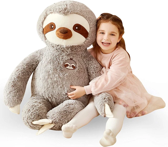 IKASA LARGE SLOTH Stuffed Animal Plush Bradypode Toy for Children