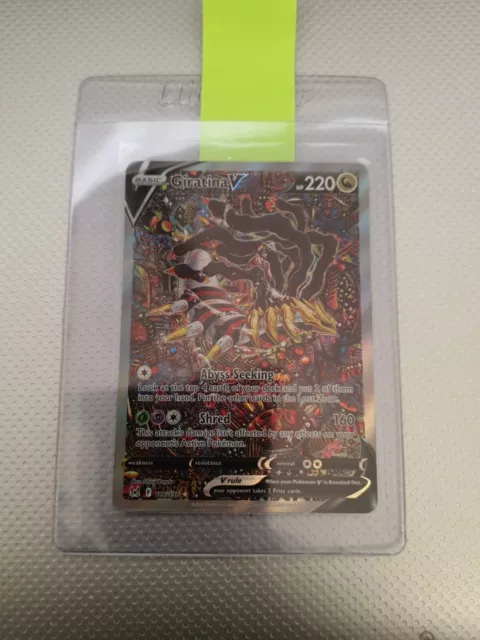 Mint/NM Pokemon Lost Origin Giratina V Alternate Art #186/196 Good