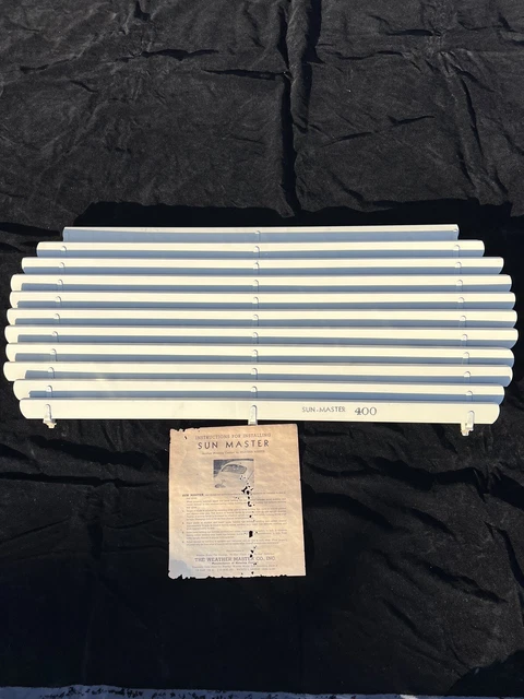 1946 Two door Chevrolet Fleetline Rare Venetian Blinds NOS 1947 1948 Accessory