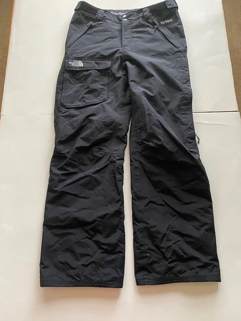 The North Face Snow Pants Women's Medium Black Insulated Hyvent Ski Cargo