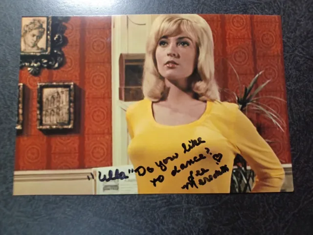 LEE MEREDITH as ULLA Hand Signed Autograph 4X6 Photo GENE WILDER - THE PRODUCERS