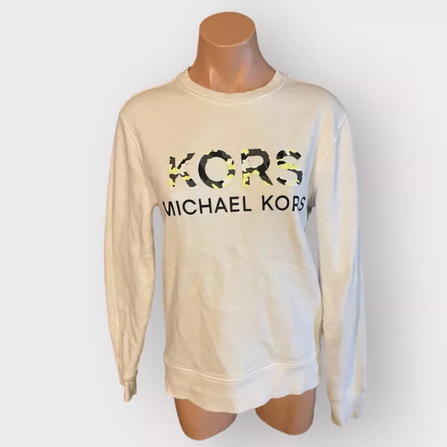 Michael Kors Men’s Small Camo Logo Pullover Sweatshirt