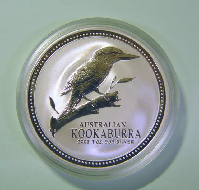 Australie 1$ Kookaburra 2003 1 Pouces, En Original Étui