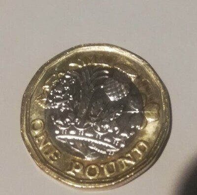 £ 1 1989 CARDO E ROYAL Diamante rappresentare la Scozia Regno Unito Sterlina 