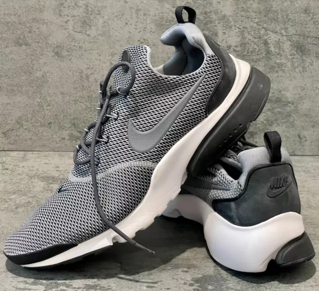 MENS 13 NIKE Presto Fly SE Sneakers Grey Mesh Low Top Sneakers