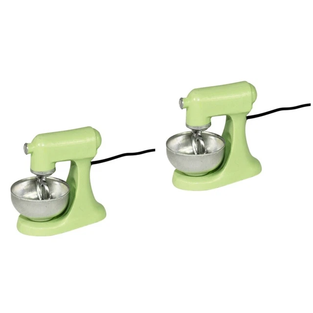 2 PACK DOLLHOUSE Blender Miniature Kitchen Mixer Accessories £14.85