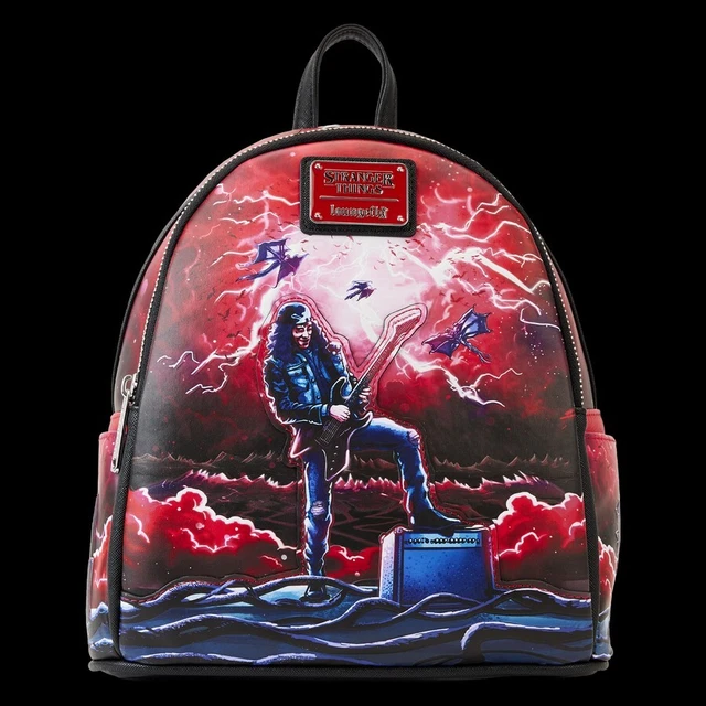 Buy Stranger Things Eddie Munson Tribute Glow Mini Backpack at Loungefly.