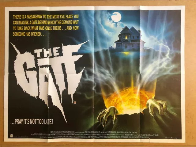The Gate -  Rare Cult - UK QUAD Cinema POSTER