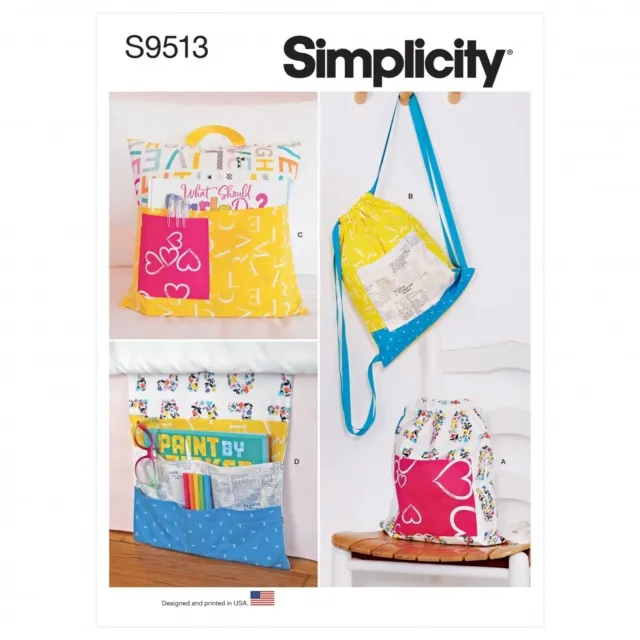 Simplicity Sewing Pattern 9513  OS (One Size Only)