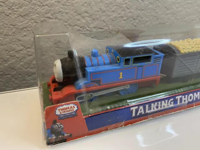 Thomas & Friends Talking Thomas Trackmaster Motorized Train Engine In Box. 3