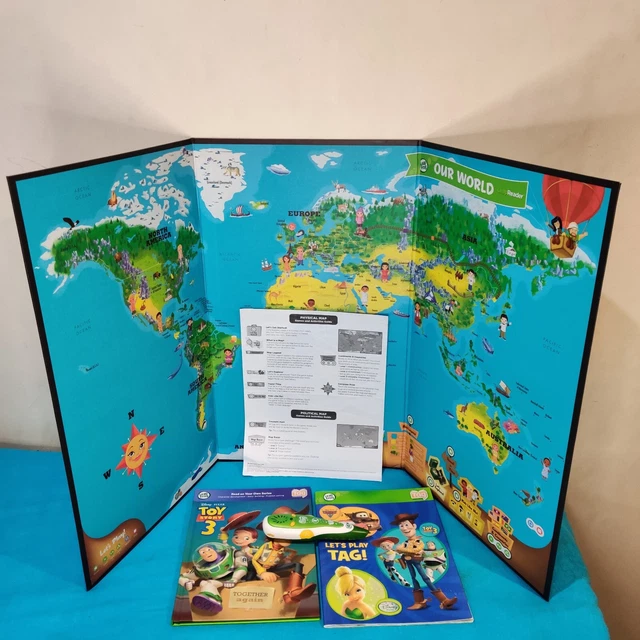 Leapfrog Interactive World Map FOR SALE! - PicClick UK