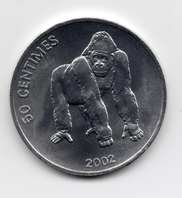 Congo - 50 Centime 2002 UNC