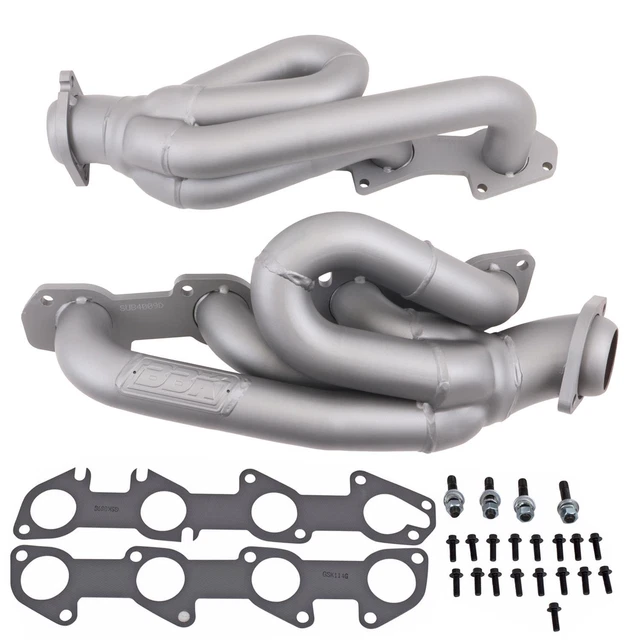 BBK 4009 Headers Shorty Steel Chrome Fits Dodge Ram Pickup 5.7L Hemi Pair
