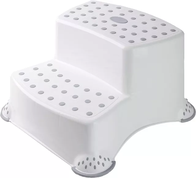 Toddler Toilet Step Stool Baby Anti Slip Two Steps Stools For Potty Training