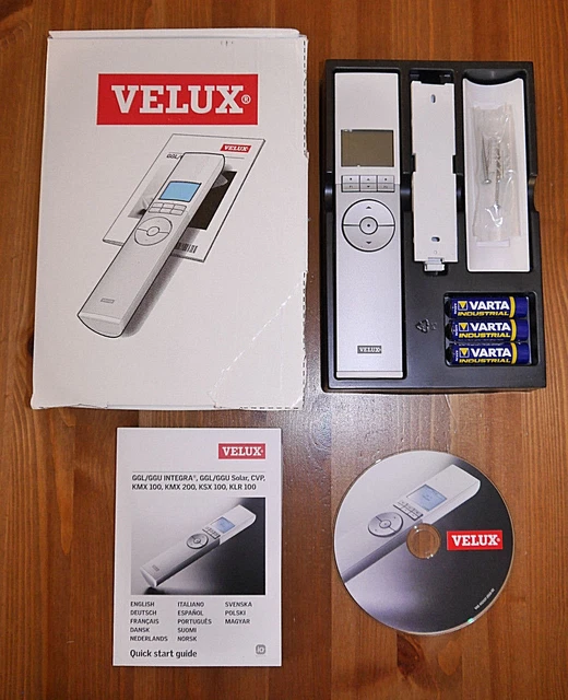 VELUX INTEGRA FERNBEDIENUNG KLR 100 WW Iohomecontrol in OVP, GGL/ GGU