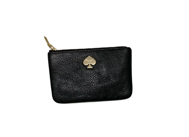 Kate Spade Leroy Street Bacchus Leather Wristlet Black 3643