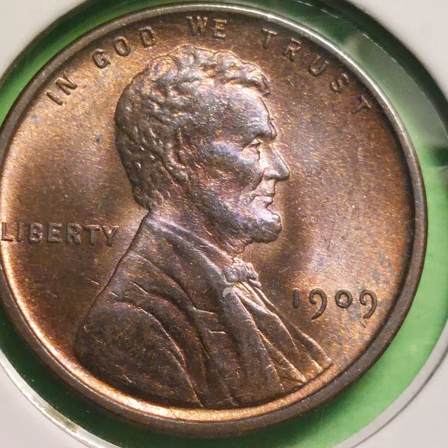 1909-Vdb/3 Lincoln Cent Ms Red Bu Red Gem.highest Rating