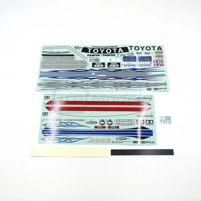 TAMIYA 58397 TOYOTA Hilux High Lift/4x4-3SPD, 9495521/19495521 Decals ...