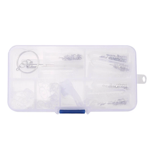 Juegos de tornillos para gafas portátiles herramienta de reparación óptica para gafas de sol