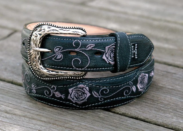 Boucle De Ceinture Homme WG-102 Ceinture Western Marron Stars And