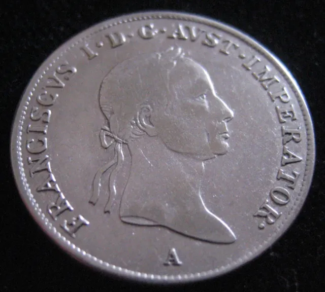 Mds Österreich Kaiserreich 20 Kreuzer 1831 A "Franz I.", Silber #T