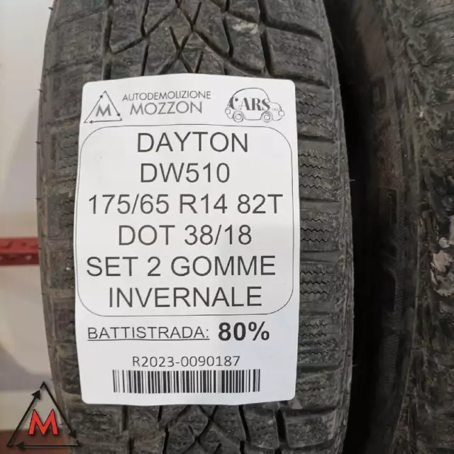 Set 2 pneus d'hiver 175/65 R14 82T pour DAYTON DW510 occasion (90187) 2