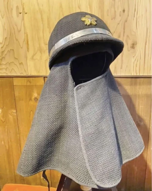 Shikoro Types RARE ANTIQUE FIRE Brigade Bamboo Helmet With Shikoro from japan £257.08 ...