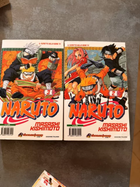 NARUTO LOTTO - SERIE NERA - Prima Edizione - Planet Manga- 2 E 3