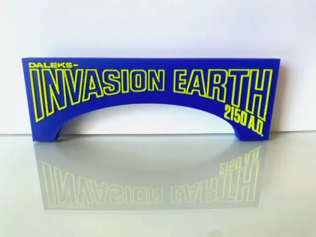 Daleks – Invasion Earth: 2150 A.D. Logo v2 Doctor Who Niece Granddaughter Arch