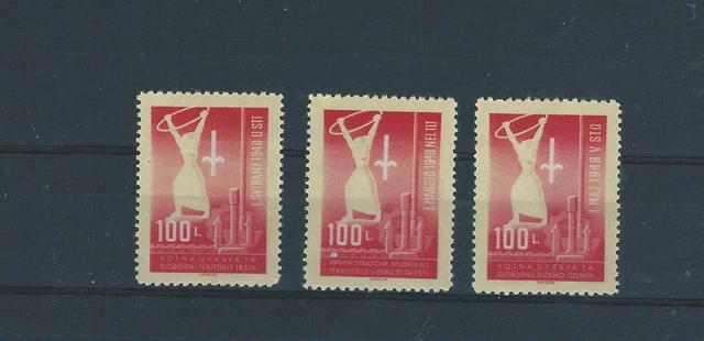 Italie Triest zone B serie 1/3 postfris c.w 45 euro