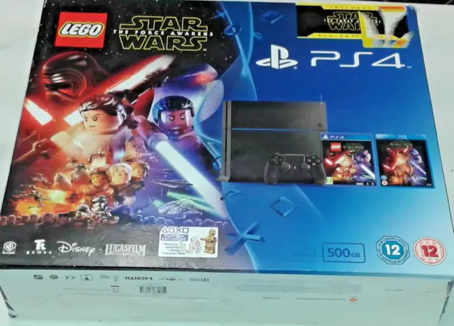 Ps4 original 500 gb Empty Box Only Lego star wars force awakens box design