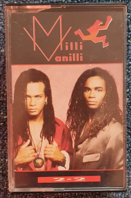 Milli Vanilli 2X2 Double Tape Cassette 1989 Cooltempo Ztlpd11 20Tracks Girl True