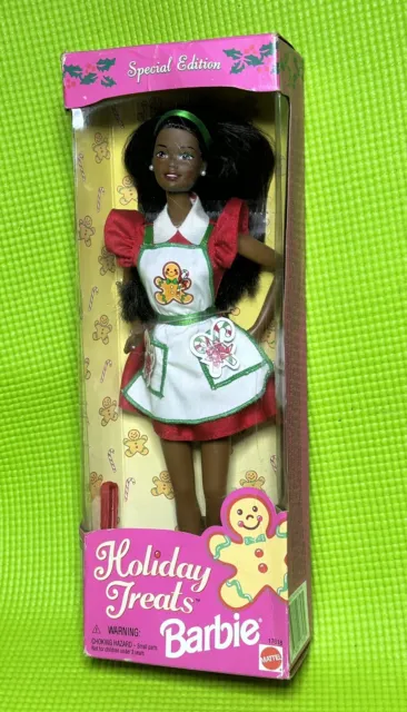 1997 Mattel Vintage Special Edition Holiday Treats African American Barbie Doll