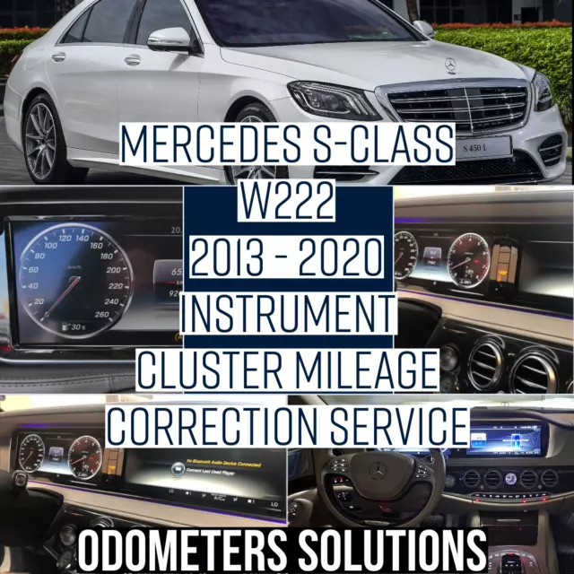 MERCEDES BENZ CLUSTER Odometer Repair Service Zero Miles/Km