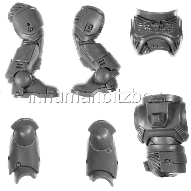 Corps Chaos Space Marine Havoc - Warhammer 40K Bits (pièces 69-70-71-72-73) - Comme Neuf, Dégrappé - Pour Armée Chaos