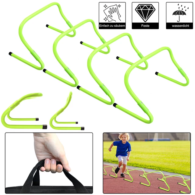 Set 6 Speed Agility Training ostacoli regolabili in altezza sport ausilio allenamento nuovo