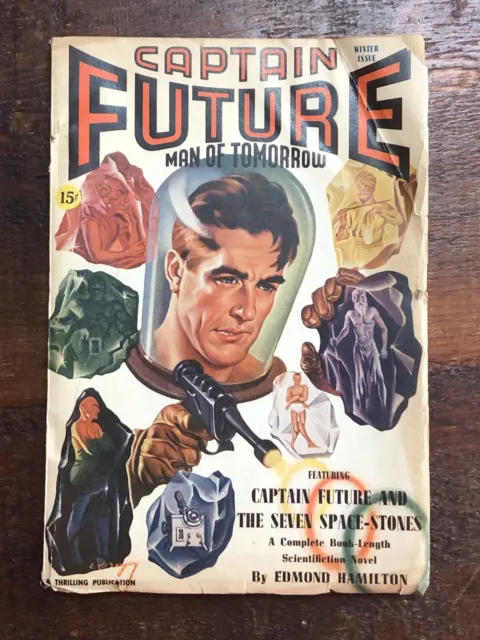Vintage CAPTAIN FUTURE Pulp Magazine Winter 1941 Vol. 2 #2 SCIENCE FICTION