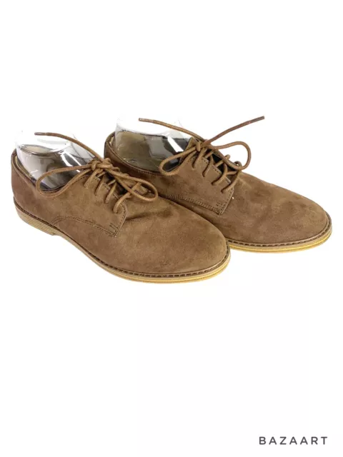 Old Navy Men Buck Oxfords Tan Faux Suede Size 8 3