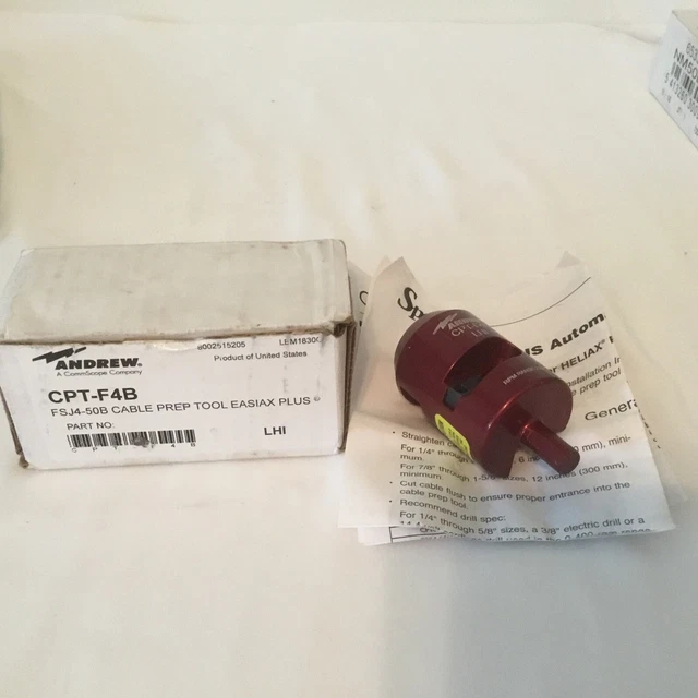 COMMSCOPE ANDREW CPT-F4B Automated Cable Prep Tool for FSJ4-50B (GP3000657)