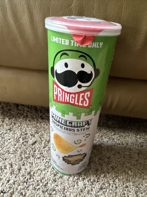 LIMITED EDITION MINECRAFT Suspicious Stew Pringles Chips Sealed Super ...