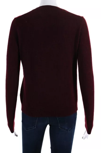 EVERLANE WOMEN'S CASHMERE Long Sleeve Pullover Sweater Red Size S $42. ...