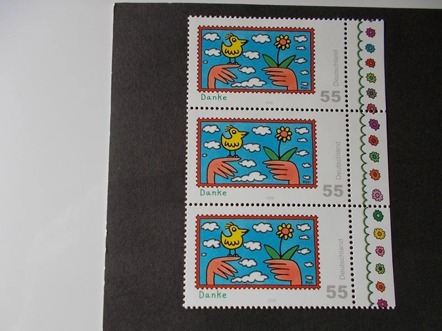 Briefmarken  Bund nr:   2663   aus  2008  " Danke "               Fo 5546  /3