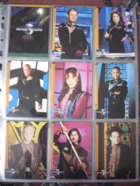 Skybox Babylon 5 Season 4 Trading Cards Complete 81 Set  Nm/Mt