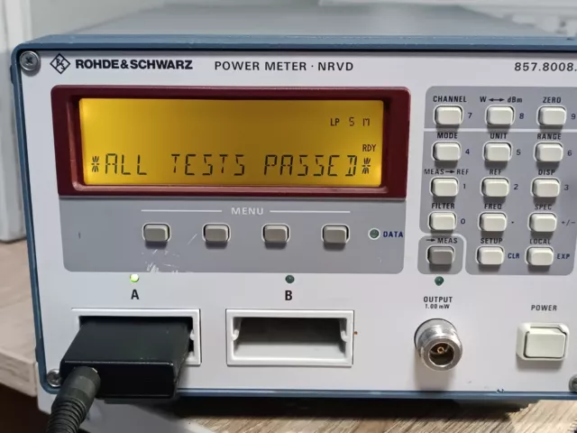 Rohde & Schwarz NRVD Power Meter mit IEC488 Schnittstelle (GPIB)