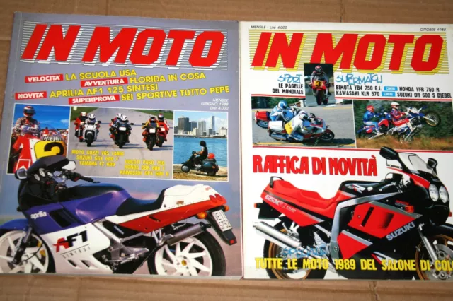 IN MOTO, SINGOLA RIVISTA DAL 1997 AL 2011 1,99 euro cadauna. Molto Buone!! Entra